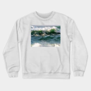 beach waves. Sintra. Crewneck Sweatshirt